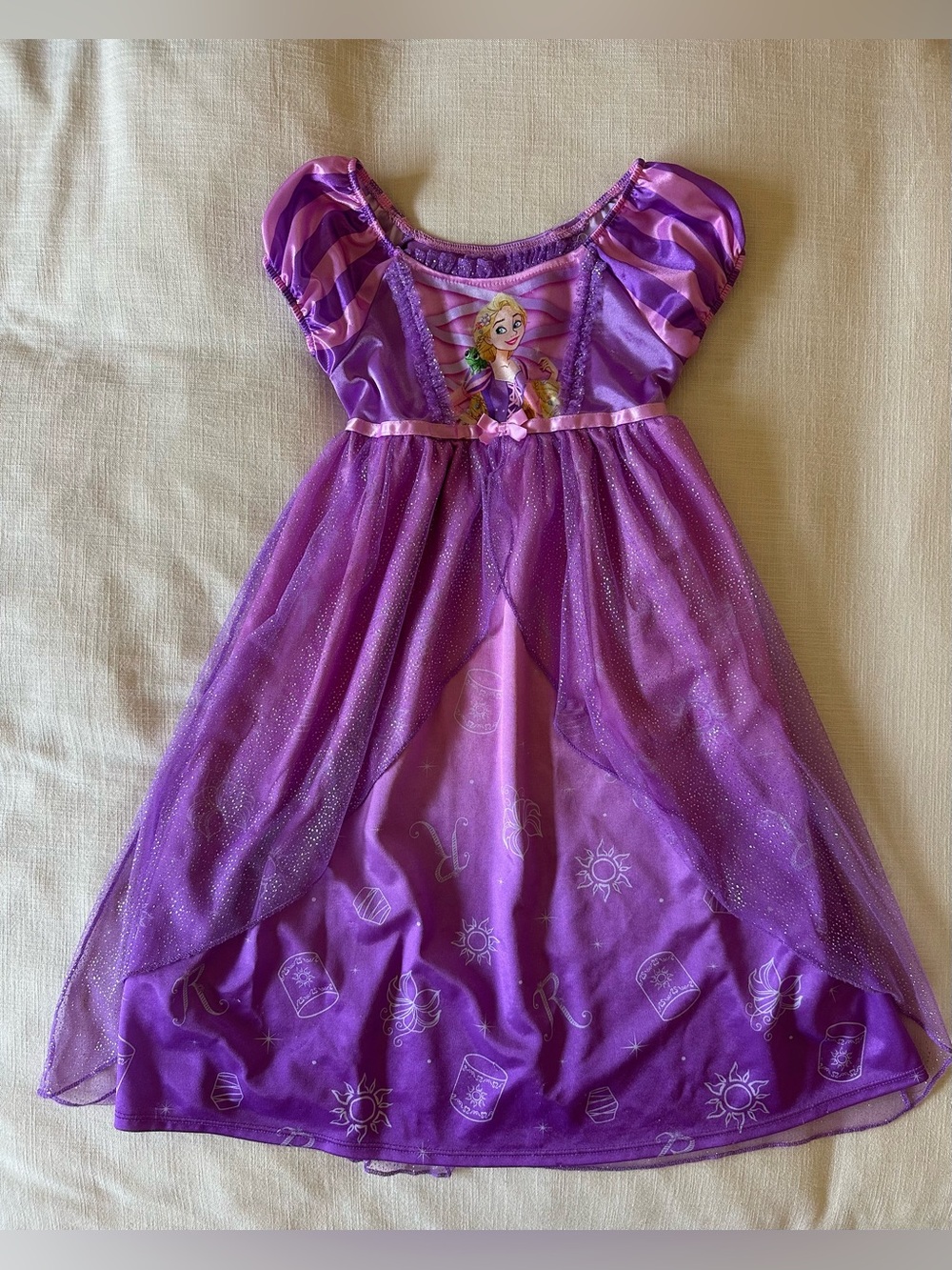 Disney Rapunzel Tangled Sparkly Dress